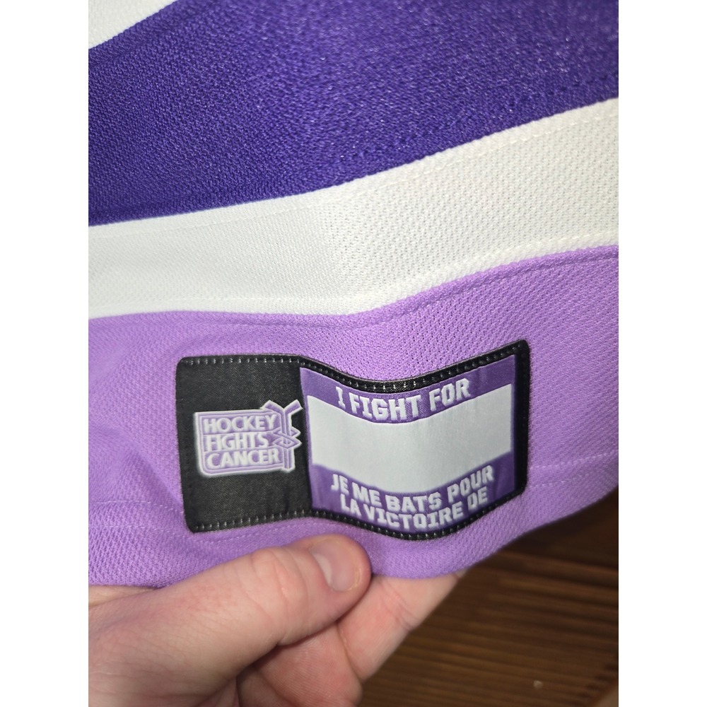 Winnipeg Jets Adidas Authentic Hockey Fights Cancer Jersey White Mens 44 - Picture 5 of 7